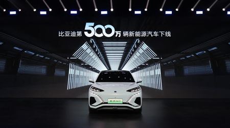 全球首家！比亞迪達(dá)成第500萬(wàn)輛新能源汽車(chē)下線(xiàn)